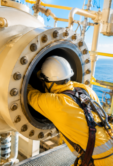Confined Space Work TechInspecta supports safe confined space work for industrial clients carrying out inspection, cleaning, maintenance, repair or testing inside tanks, vessels, pits, manholes, pipelines, silos, chambers and other restricted-access areas.
